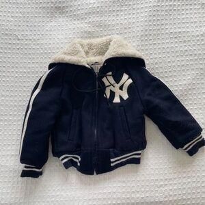 vintage Pyramid brand New York Yankees children's wool letterman jacket - size 5